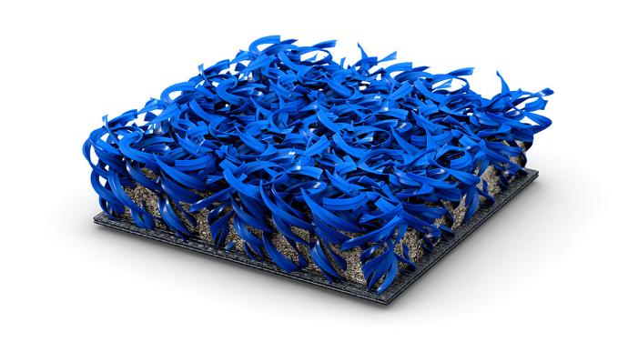 Orange Padel Texturized Turf